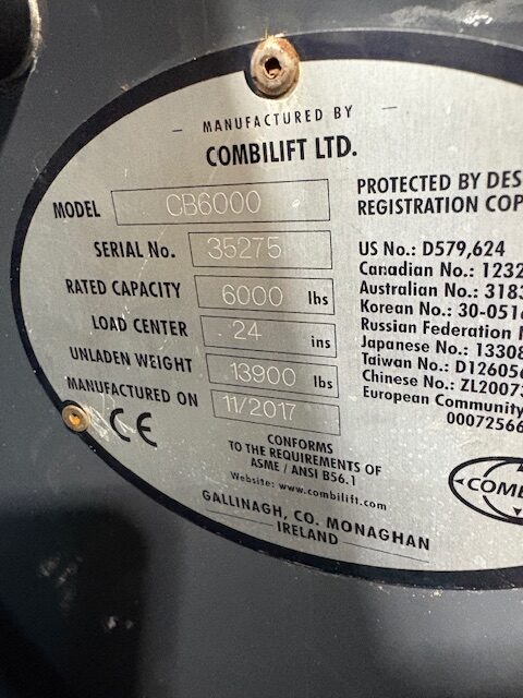 Combilift, CB6000, 35275, 6,000 lbs., Pic 1
