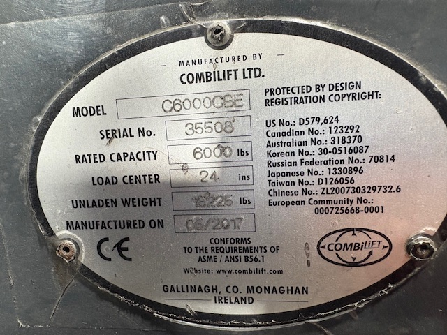Combilift, CBE6000, 35508 6,000 lbs., Pic 1