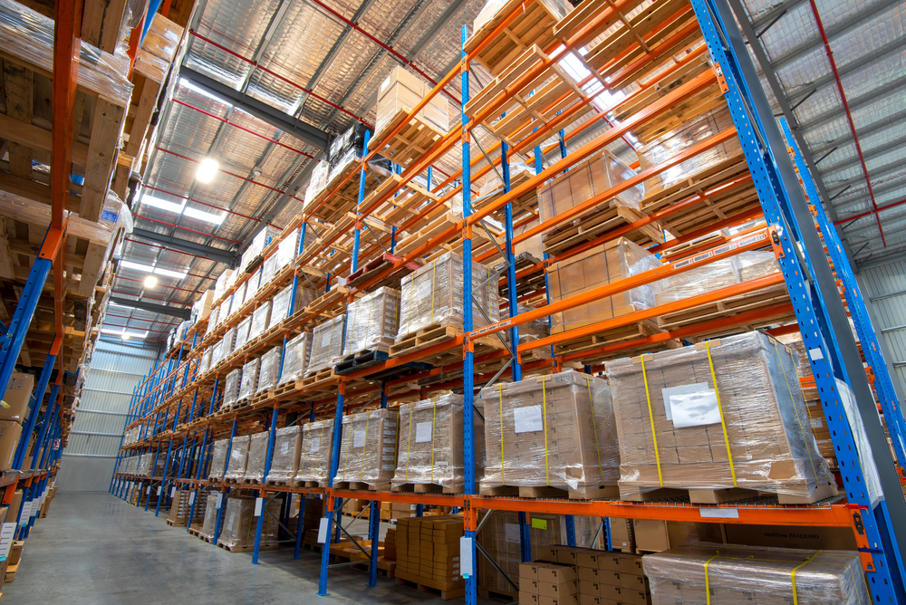 Flow through racking