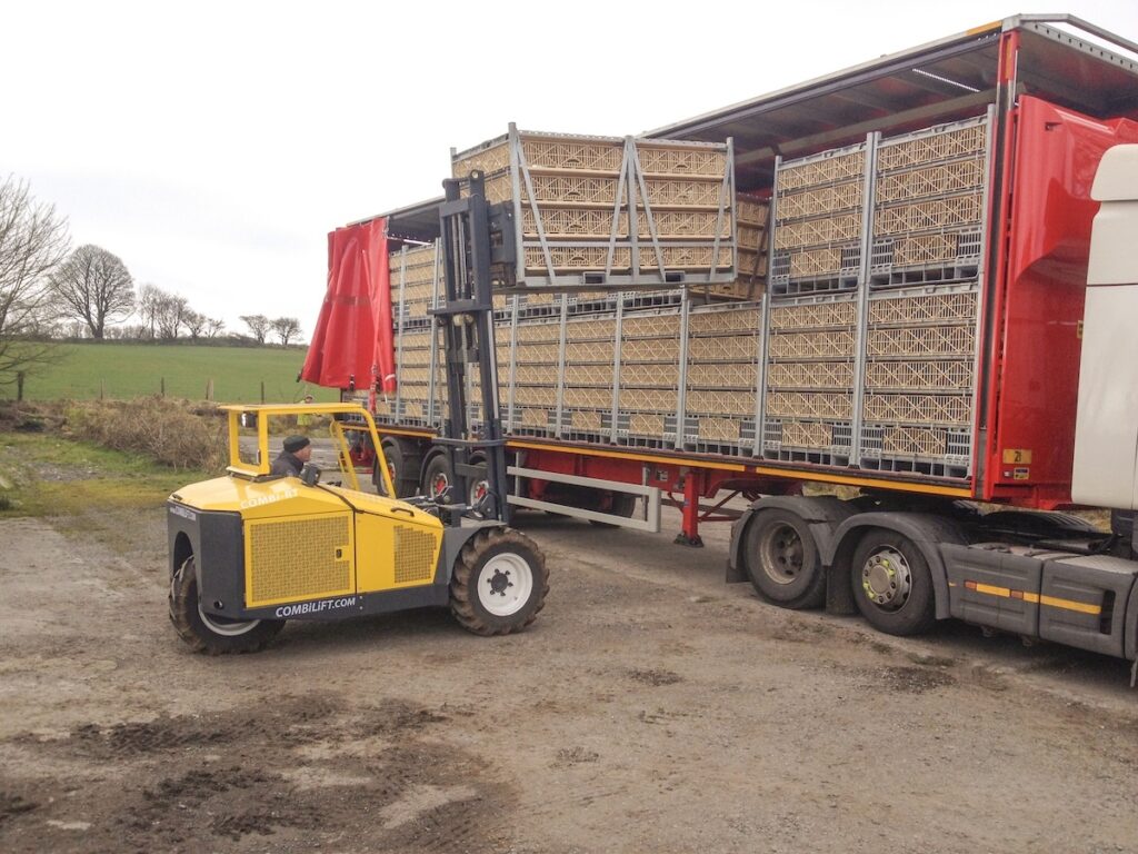 Combilift Poultry Agricultural Offloading